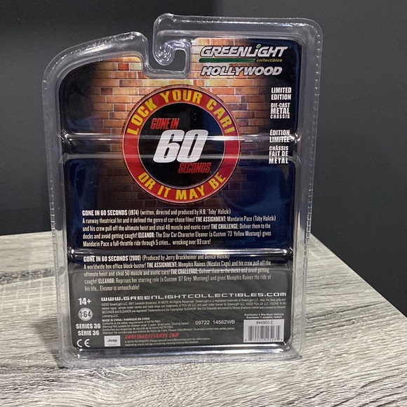 GreenLight | Gone in 60 Seconds: 1995 Jeep Cherokee - 1:64 Scale Die-Cast - Picture 2 of 11